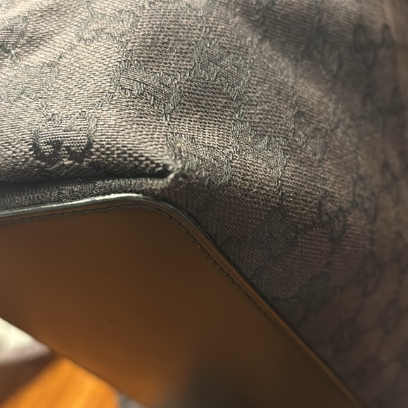 Gucci Black Canvas Tote Bag - Picture 5 of 13